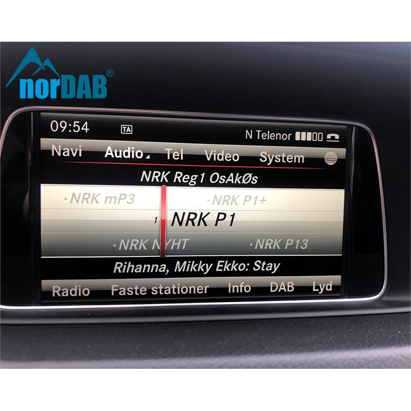 NorDAB Premium DAB-integrering Mercedes, Mercedes M/NTG4.5 – S.R Bilradio