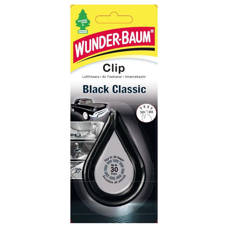 Wunder-Baum Clip black classic