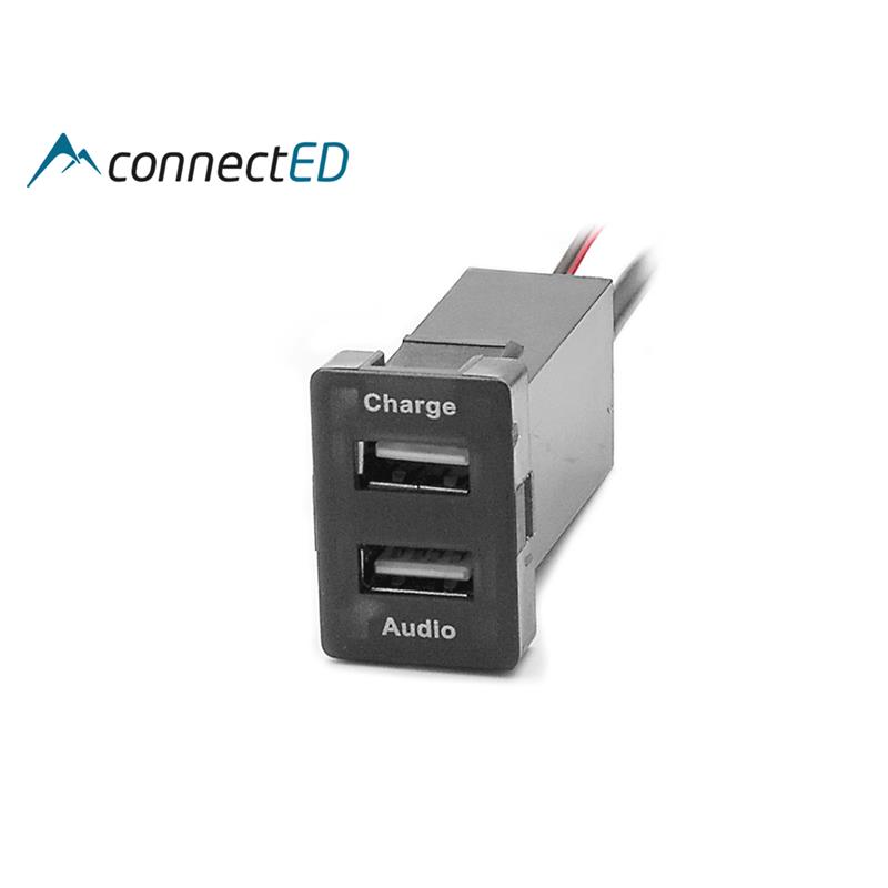 ConnectED Innfelt USB x 2 (Audio/Lading)