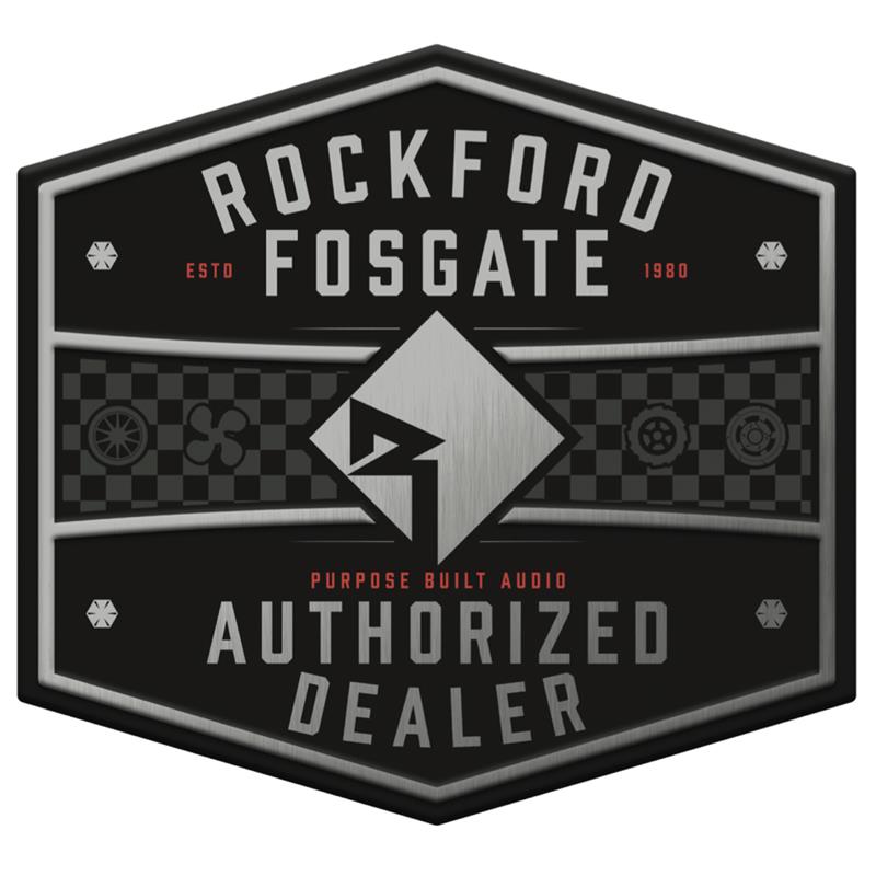 Rockford Fosgate Autorised Dealer skilt