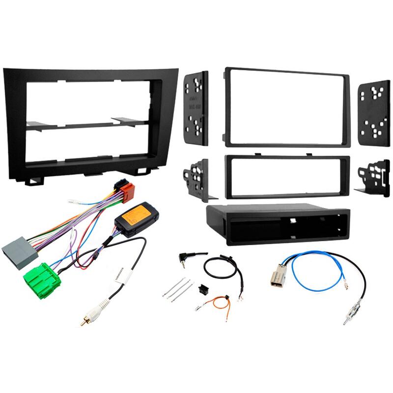 InCarTec Komplett monteringskit 2-DIN