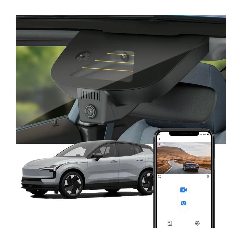 FITCAMX Integrert 4K Dashcam (front)