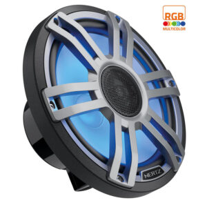 Hertz HMX8SLDG 8" koaxial 2-v grå LED